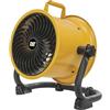 CAT Caterpillar HVD-9AC Ventilatore da Pavimento Industriale Ø23 cm 90W 4 Velocità Alta Velocità 27 m³/min Pale in Alluminio Orientabile Montaggio a Parete Compatto e Potente