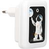 TOPINCN Luce Notturna Dimmerabile per Bambini con Caricatore da Parete USB 2 Porte, Adattatore per Caricabatterie USB 5 V 2,4 A con Luce Notturna A LED Lampada per Decorazioni per la Casa