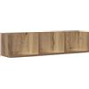 vidaXL Mensola a Muro CD Artigianale 75x18x18 cm Legno Multistrato, scaffale, scaffale a Parete, Mobile Porta CD, scaffali, scaffali a Parete