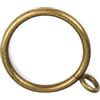 Hanitronic 30 anelli per tende in ottone anticato da 3,8 cm con occhielli per aste per tende
