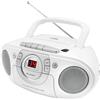 Soundmaster SCD5100WE Radio a cassette lettore CD Bianco FM