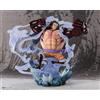 Bandai Tamashii Nations Statua in PVC One Piece Figuarts ZERO Extra Battle: Monkey D. Rufy Gear 4 - Uomo Serpente - King Cobra - 21 cm