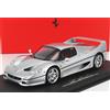 BBR 1/18 FERRARI F50 COUPE 1995 GRIGIO CON VETRINA MODELLINO STATICO DIECAST