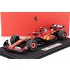 BBR 1/18 FERRARI F1 SF24 SAINZ MONACO GP 2024 VETRINA MODELLINO STATICO DIECAST