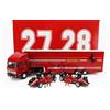BRUMM 1/43 IVECO FIAT 190 TRUCK CAR TRANSPORTER MONACO GP 1984 MODELLINO STATICO