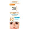 Ambre Solaire Garnier SkinActive Fluido Viso Anti-UV Quotidiano Vitamina C Anti-Macchie Glow SPF 50+ Uniformante Illuminante Protettivo Idratante sulla Pelle Contro Raggi UVA e UVB - 2 Flaconi da 40ml