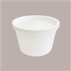 LUCGEL SRL Carapina Sorbettiera per Pozzetto Gelato Cilindrica 2,5 Lt con Coperchio Plastica Bianca 22 pezzi