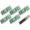 TECNOIOT 5 pièces 3S 20A 12.6V Li-Ion Lithium 18650 BMS PCM carte de Protection de batterie + 5 pièces bande de Nickel