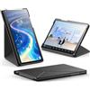 INFILAND Custodia per Samsung Galaxy Tab A9+ / A9 Plus 11 Pollici 2023 - Smart Book Cover, custodia protettiva per tablet, supporto pieghevole con modalità orizzontale e verticale(Nero)