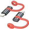 GIANAC Adattatore USB C a Lightning (2 Pezzi), 36W Adattatore Lightning USB C Ricarica Rapida Compatibile con iPhone 14 13 12 11 Pro Max, iPad Pro/Air 5/Mini 6, Non adatto per OTG/Audio