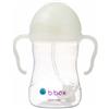 b.box Tazza con Cannuccia | Bicchiere con Cannuccia Bambino | Coperchio Scorrevole, Cannuccia Ponderata, Antigoccia e Ergonomica | Senza BPA, Lavabile in Lavastoviglie | 6+m | 240 ml