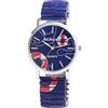 Excellanc Orologio da polso da donna colorato verde arcobaleno nero | originale orologio da donna con cinturino a tirante | Orologi colorati da donna eccezionali - Raptor Style Orologio da donna alla moda