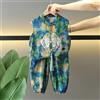 Bambini Carino Stile Cinese Canotta Abito Estate Vestito Due Pezzi Hanfu Set