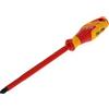 GEDORE Giravite Isolato VDE a Croce PZ4, Cacciavite Isolato 1000 V, Lungo 320 mm, Utensile, VDE 2160 PZ 4, Acciaio