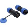 Fdit Connettore Aeronautico Femmina Maschile Impostare IP68 Waterproof 2 Pin 250V 20A Plug per Allarmi