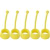 Generic Attrezzo per esercizi per dita, 5 pezzi, in silicone elastico, rinforza le dita, per allenare le dita e rinforzare le mani, set portatile per allenare l'avambraccio per migliorare la delle dita