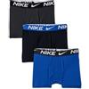 Nike Essential Micro 3Pk Boxer per Bambino Game Royal 6/8 Anni