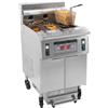Ristoattrezzature Modello: 12229499226,Friggitrice elettrica professionale con sistema di filtraggio olio 12+22 lt 8.5+17 kW