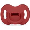 SUAVINEX EXCLUSIVAS RIMAR SL Suavinex color essence succhietto silicone fisio sxpro 6/18 mesi rosso peperoncino