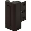 Prime-Line Defender Security U 11126 Serratura di rinforzo per porta - Aggiungi extra, alta sicurezza alla tua casa e previene l'ingresso non autorizzato - 3 stop, costruzione in alluminio (finitura anodizzata bronzo), 7,62 cm