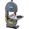 Fervi - Sega a Nastro per Legno da Banco, Tavola Orientabile, Capacità di Taglio fino a 80 mm Circolari e 190 x 80 mm Rettangolari, Motore 350W, per Lavori di Precisione su Legno, Plastica e Alluminio
