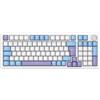THE G-LAB KEYZ Elite 400 WB Tastiera Gaming Wireless Tri-Mode 2,4 GHz/Bluetooth/Cablata - Tastiera Meccanica Hot Swap, Switch Pre-Lubrificati, Gasket a 5 Strati, RGB & Macro Custom - AZERY FR
