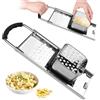 NVIYAM Grattugia per Spätzle, Acciaio Inox, Manico in Gomma, Filtro per Spätzle, Lavabile in Lavastoviglie, Raschietto per Spätzle, Pomelli Fatti in Casa