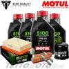 MOTUL - HIFLO - NGK Tagliando TRIUMPH Street Scrambler 900 2019 2020 Olio 5100 10W50 Filtri Candele
