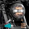 Faro LED FLAME, 5,75 Pollici, E-Approvato, Cromo