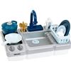 Theo Klein 7166 Miele Lavello con Piano Cottura, Lavello per Bambini con Funzione di Pompa dellacqua e Accessori, Giocattolo per Bambini dai 3 Anni in su