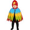 FIESTAS GUIRCA | Costume Pappagallo per Bebè (18-24 Mesi) - Mantello e Cappuccio - Costumi da Animali per Halloween, Carnevale e Feste in Maschera - Ideale per Bambini e Bambine - Multicolore