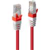 Lindy Premium - Cavo patch - RJ-45 (M) - RJ-45 (M) - 10,0 m - SFTP - CAT 6a - senza alogeni - rosso (45390)