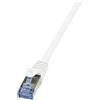 LogiLink Cavo patch Logilink CAT6A S/FTP AWG26 PIMF 30,00m bianco