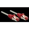 Lindy - Cavo crossover - da RJ-45 (M) a RJ-45 (M) - 30,0 m - SFTP, PiMF - CAT 6e - senza gancio - grigio (47845)