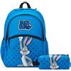 Looney Tunes Zaino Scolastico Bugs Bunny Blu per Bambini