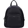 David Jones Zaino donna David Jones nero - zaino piccolo in ecopelle con tasche e zip