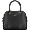 Guess Borsa Donna a Mano e Tracolla Nera con Logo Triangolo