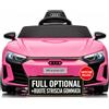 Auto Macchina Elettrica per Bambini 12V Audi RS e-tron GT Sedile Pelle con Telec