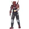 DC Comics, Carapax Action Figure, vestito rosso, 30,5 cm, scultura dettagliata, snodabile scarabeo blu, giocattolo da collezione per bambini per ragazzi e ragazze, dai 3 anni in su