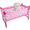 Generisch Set passeggino per bambole, simulazione per cameretta dei bambini, con passeggino, seggiolone, sedia a dondolo, lettino, giocattolo di ruolo per bambini