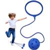 Generisch Skip Ball - Palla per bambini alla caviglia, 19,69 pollici, palla a dondolo, palla di coordinazione, palla per saltare, fitness, pista centrifuga, gioco per attività all'aria aperta, palla