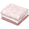 Kiokids Set Di 3 Mussole Blu 70x70 cm - Kiokids Rosa