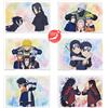 Bandai RARE Naruto Red Eyes Ichiban Kuji Set Completo 6 Board in Tela