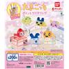 BANDAI Tamagotchi Puffy Clear Ring Set Completo di 6 Capsule BANDAI Gashapon Giocatt...
