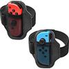 PLABBDPL Cinturini per Gambe Compatibile con Nintendo Switch Sports Play 2 Pcs, Cinghie per Gambe, Cinturino per Gamba, Cinturino Appiccicoso Regolabile per Switch OLED joycon per Adulti Bambini, Nero