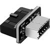 VOANZO Adattatore per Scheda Madre USB da Tipo E a USB 3.0/Tipo C Adattatore per Intestazione a 20 Pin Installazione USB Femmina