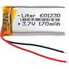 Liter energy battery Batteria 601230 LiPo 3.7V 170mAh 0.629Wh 1S 5C Liter Energy Battery per l'elettronica Ricaricabile Telefono Portatile Smartwatch Orologio GPS - Non adatto per Radiocomando 32x12x6mm (170mAh|601230)