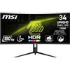 msi monitor Da Gioco Curvo - Msi - 34 - Wqhd - 180hz - Pannello Va - 1ms - Mag342cqr E2