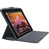 Logitech Slim Folio Custodia per iPad con Tastiera Wireless Bluetooth, iPad 5a/6a ‎Generazione (A1893, A1954, A1822, A1823), 14 Tasti Scelta Rapida iOS, ‎Layout Italiano Qwerty, Nero