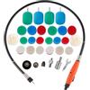 SPTA Albero Flessibile Universale Mini Lucidatrice kit con adattatore per trapano M14, lucidatura pad spugna, Tampone di lana, tilizzato su utensili rotanti/lucidatore, trapano elettrico